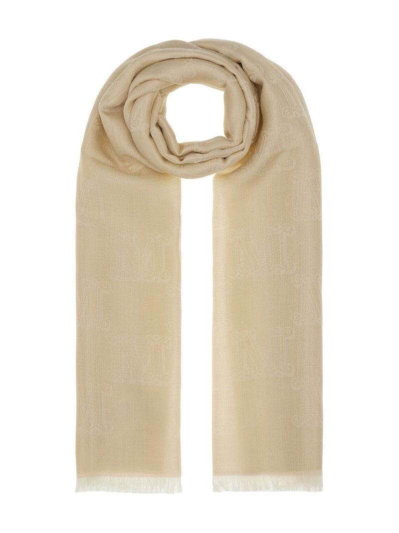 logo-jacquard scarf 1