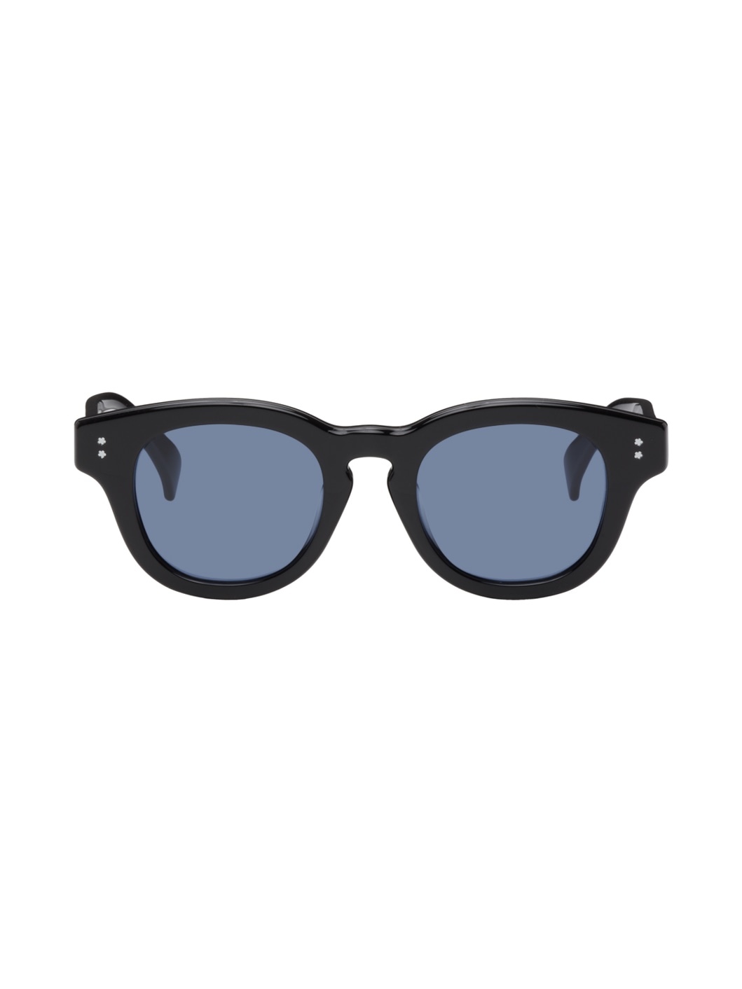 Black Kenzo Paris Round Sunglasses - 1