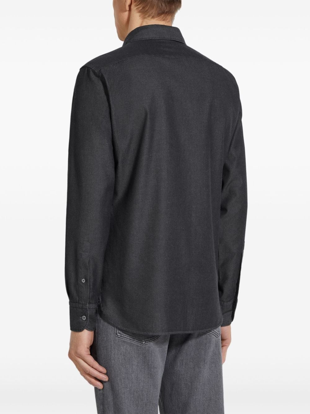 spread-collar shirt - 4