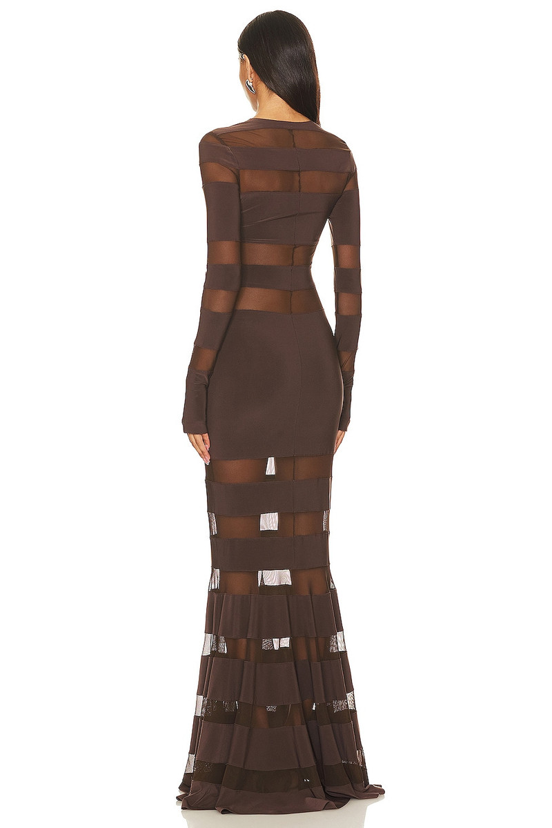 NORMA KAMALI Spliced Dress Fishtail Gown outlook