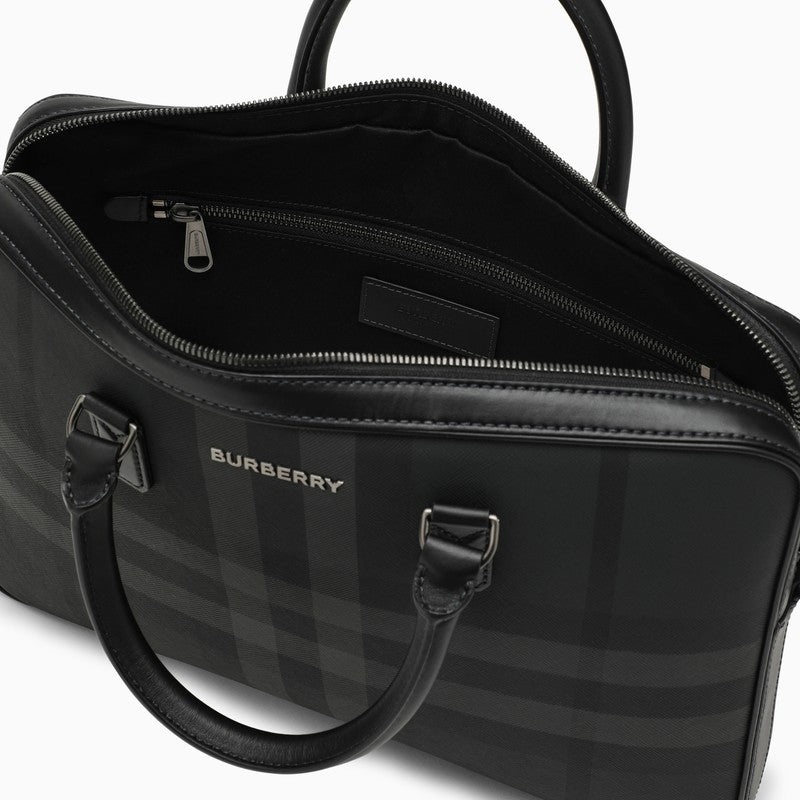 Burberry Ainsworth Slim Charcoal Grey Briefcase Men - 4
