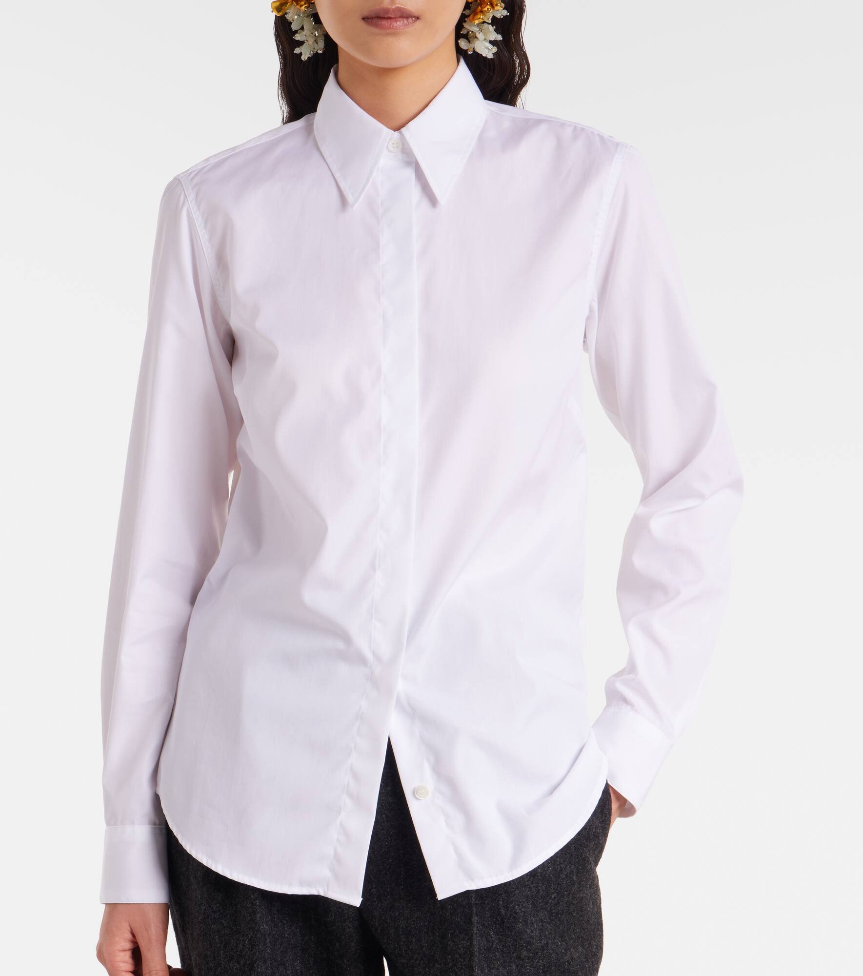 Cotton poplin shirt - 6
