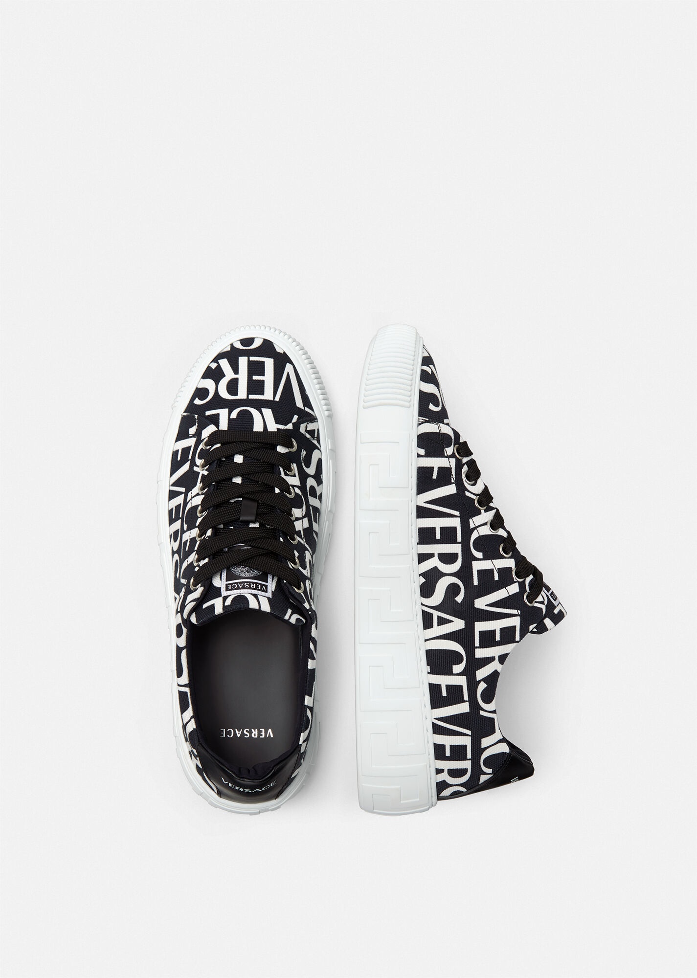 Versace Allover La Greca Sneakers - 3