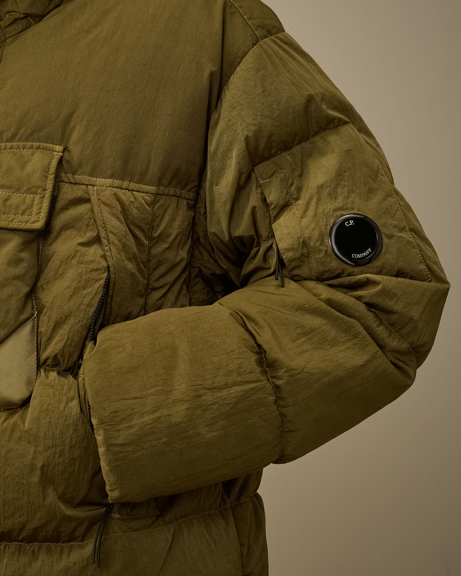 Eco-Chrome R Mixed Hooded Down Jacket - 5