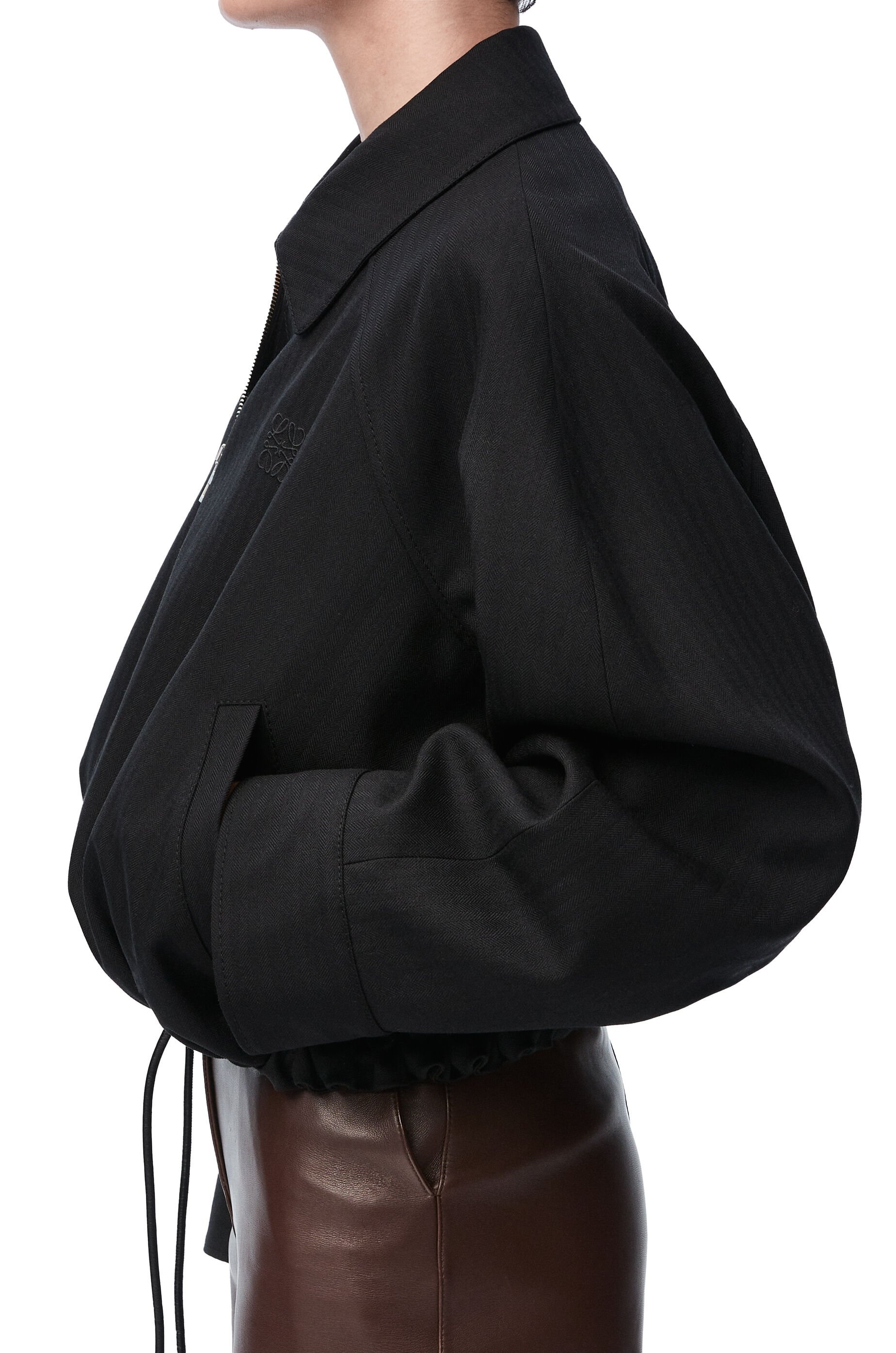Balloon jacket in wool - 5