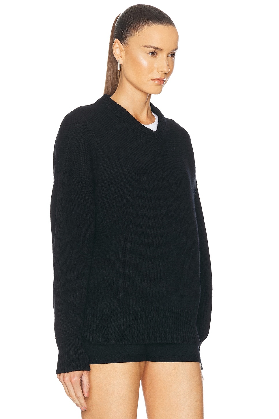 Balla Slouch V-Neck Sweater - 2
