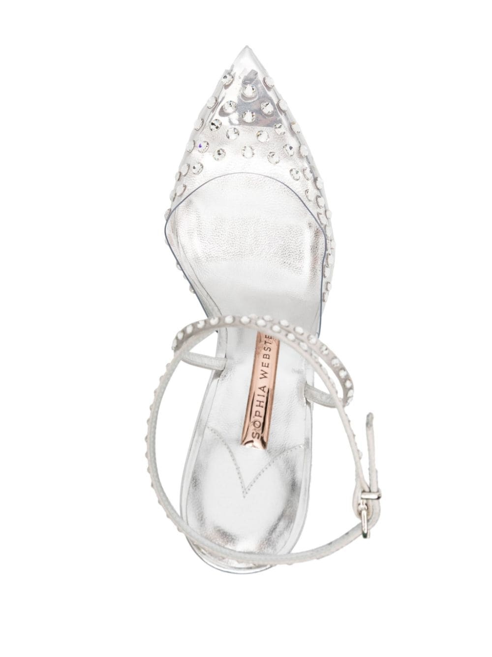 100mm Paloma crystal-embellished pumps - 4