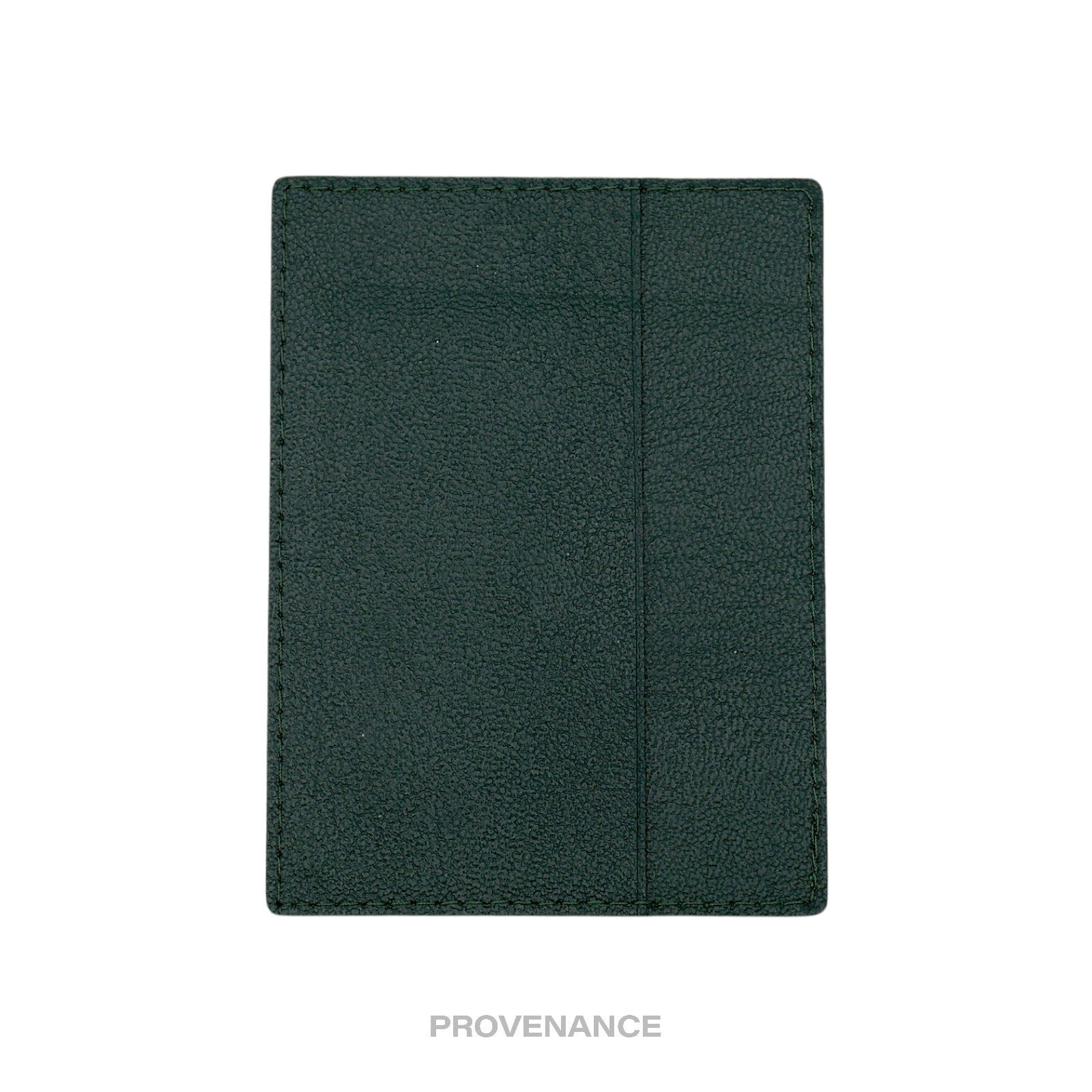 Rolex Card Holder Wallet - Green Leather - 2