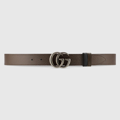 GUCCI GG Marmont reversible thin belt outlook