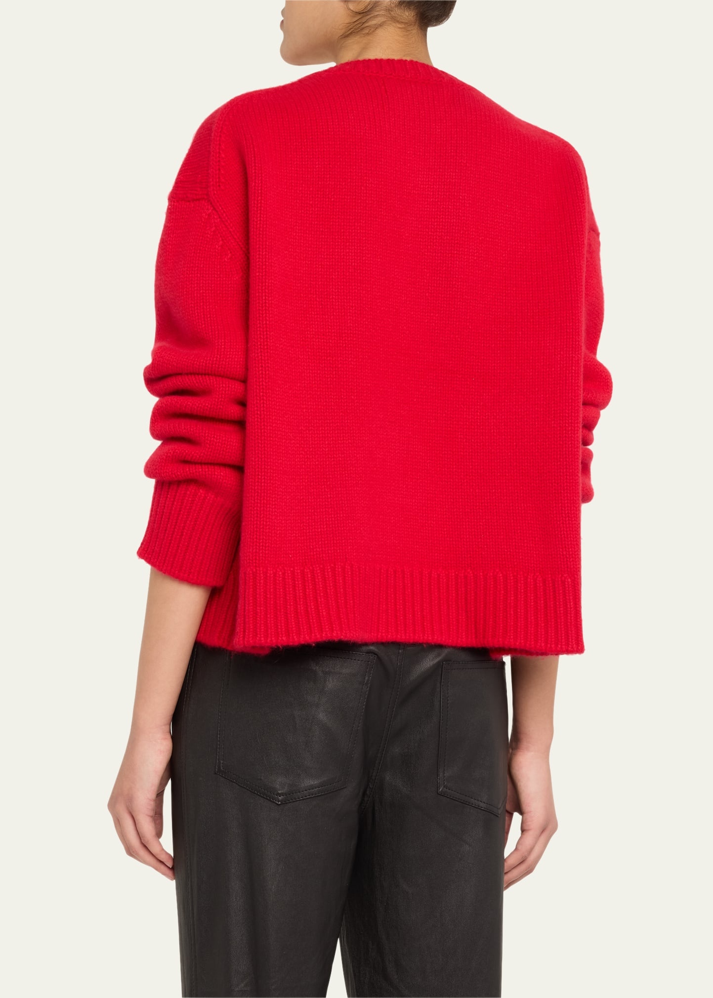 Heavyweight Cashmere Crewneck Pullover - 3
