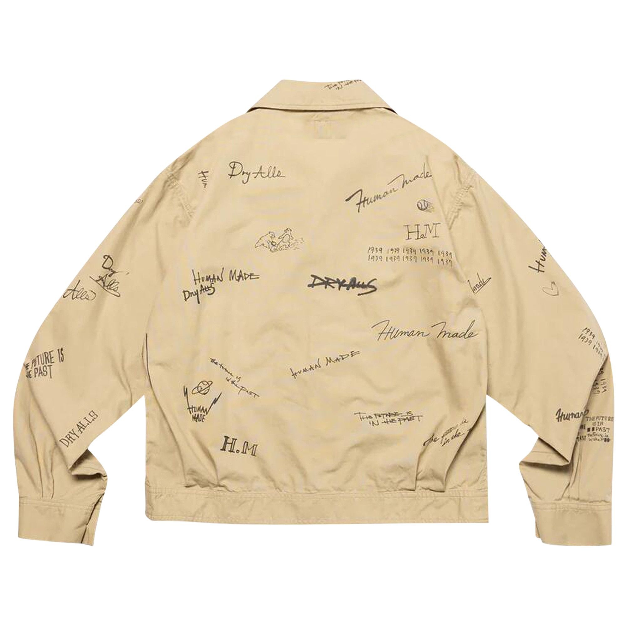 Human Made Printed Short Blouson 'Beige' - 2