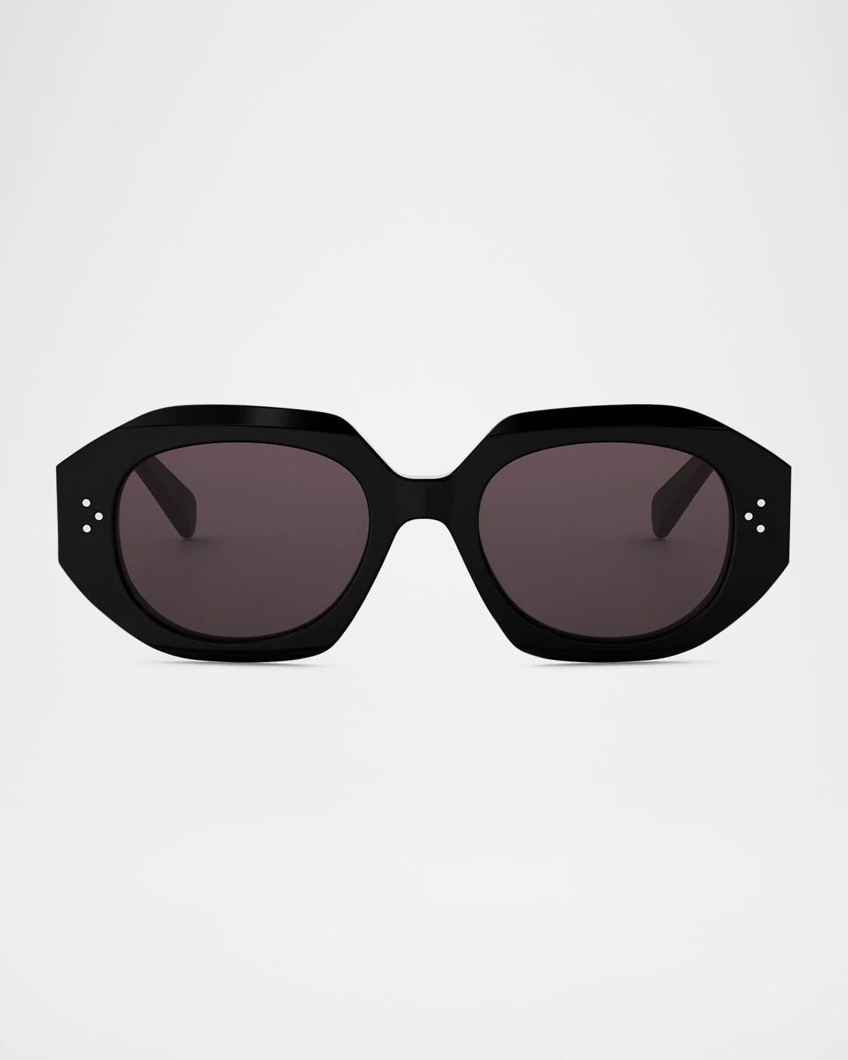 3 Dot Geometric Square Sunglasses - 1