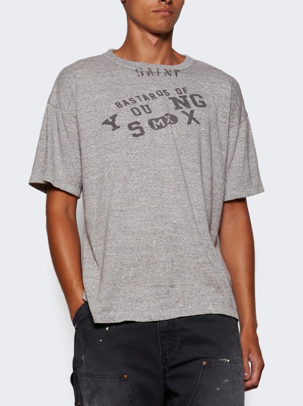 X Berberjin Young Short Sleeve Tee Grey - 3