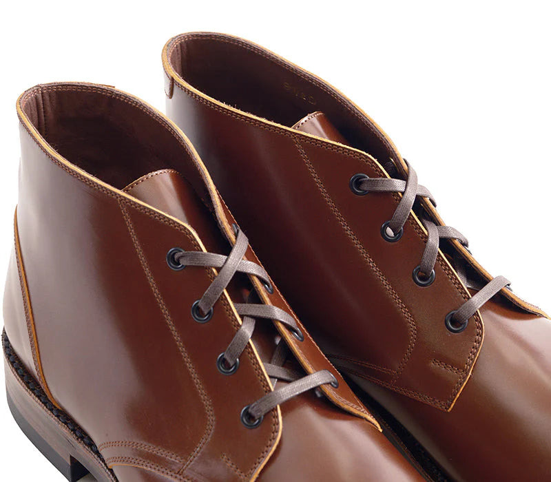 LK-022 Steadfast Chukka Shinki Hikaku Shell Cordovan Cognac - 7