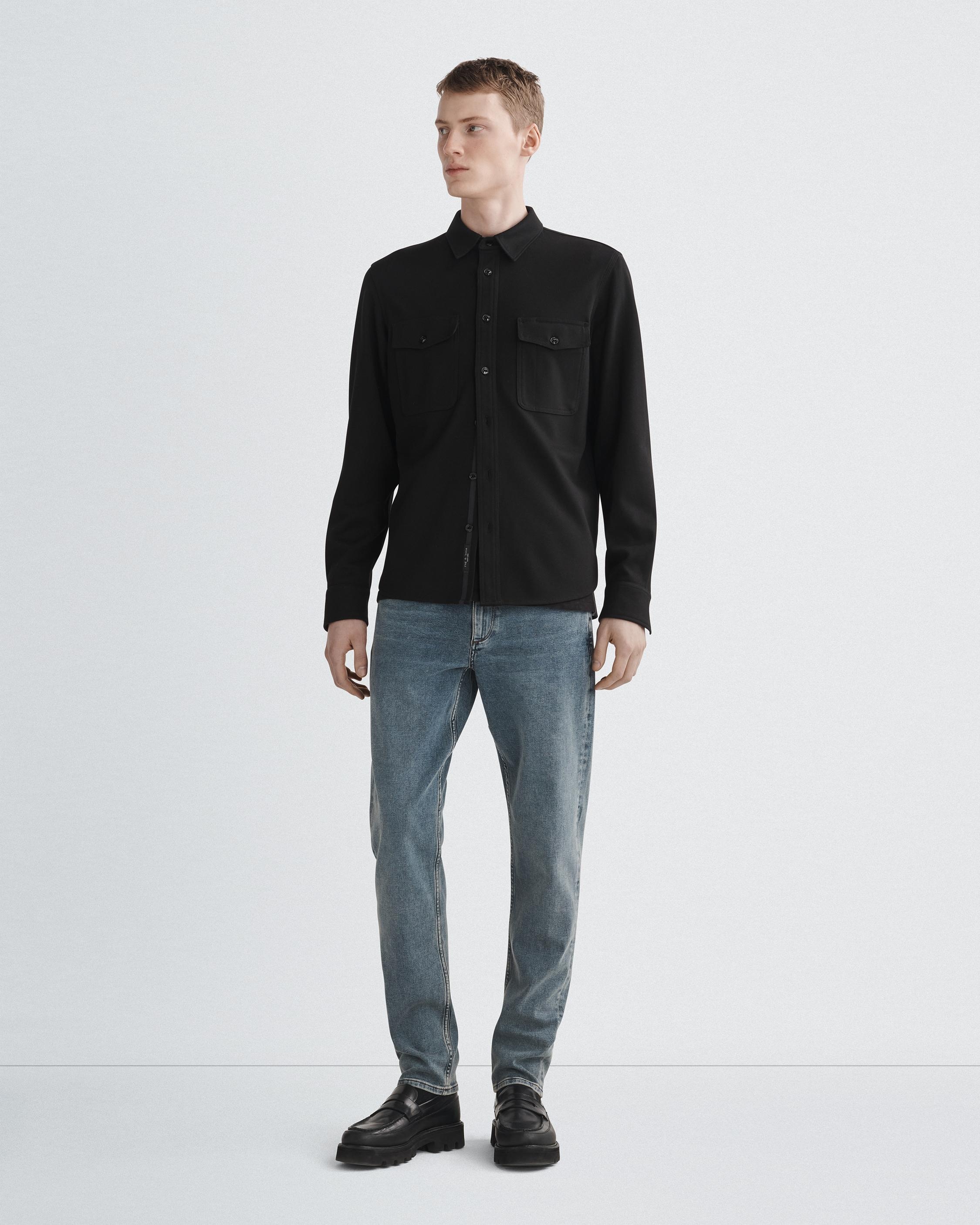 Fit 2 - Ramsey
Slim Fit Medium Indigo Action Loopback Jean - 3