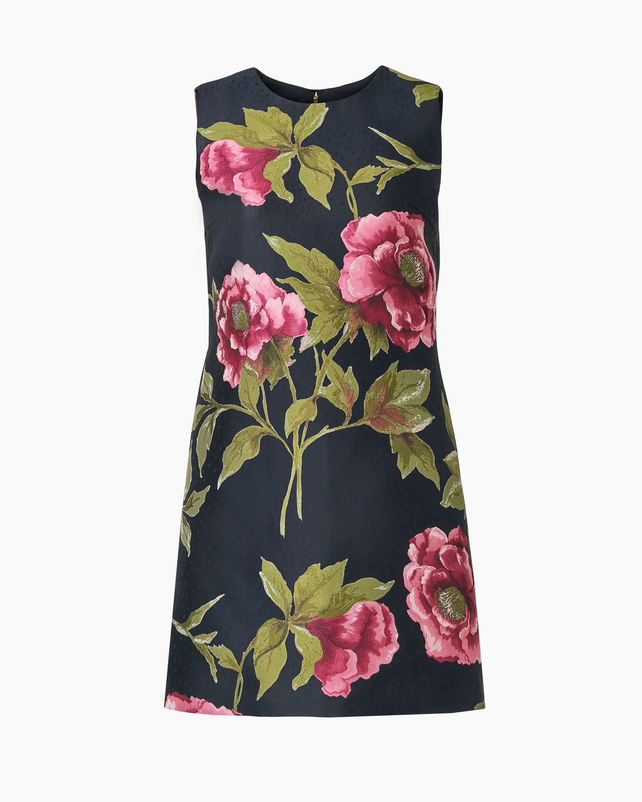 Peony Jacquard Shift Dress - 1