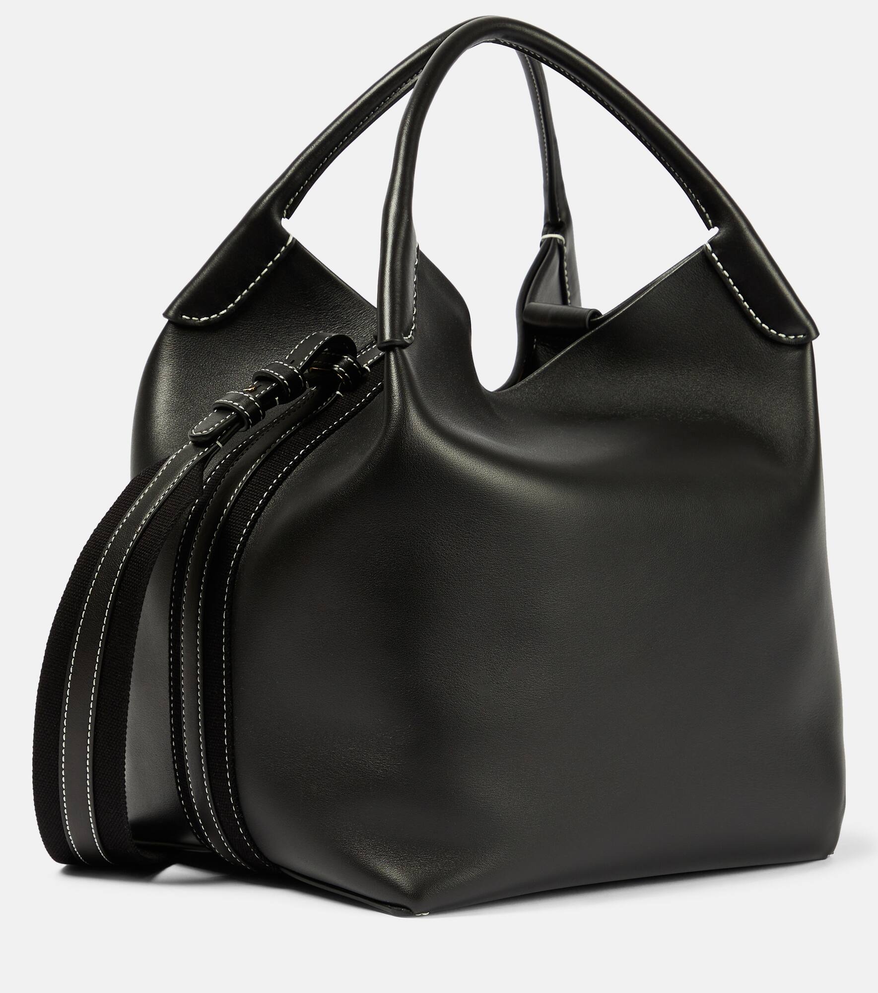 関税込■Loro Piana■Bale ラージ レザー トートバッグ Bale Extra Large leather tote bag in brown - Loro Piana