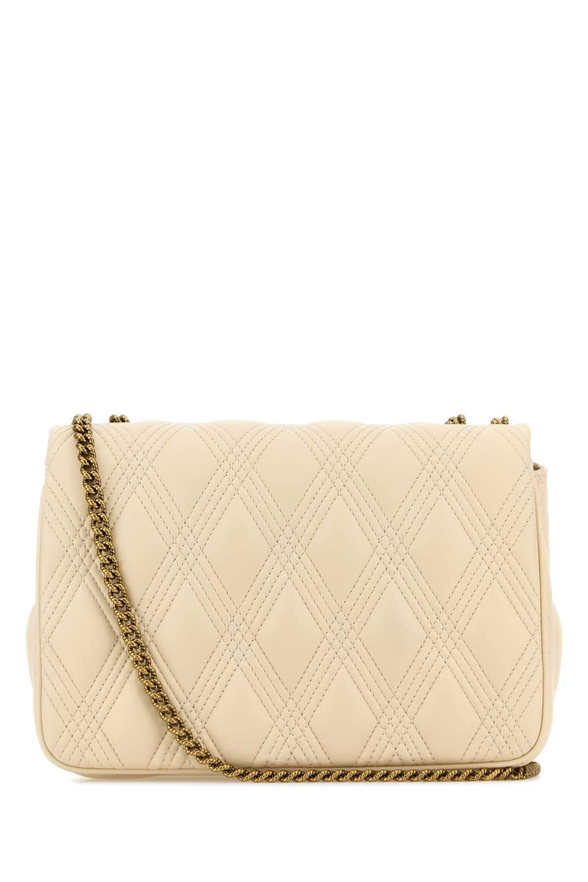 Valentino Garavani Women Ivory Nappa Leather Large Quiltie 67 Shoulder Bag - 3