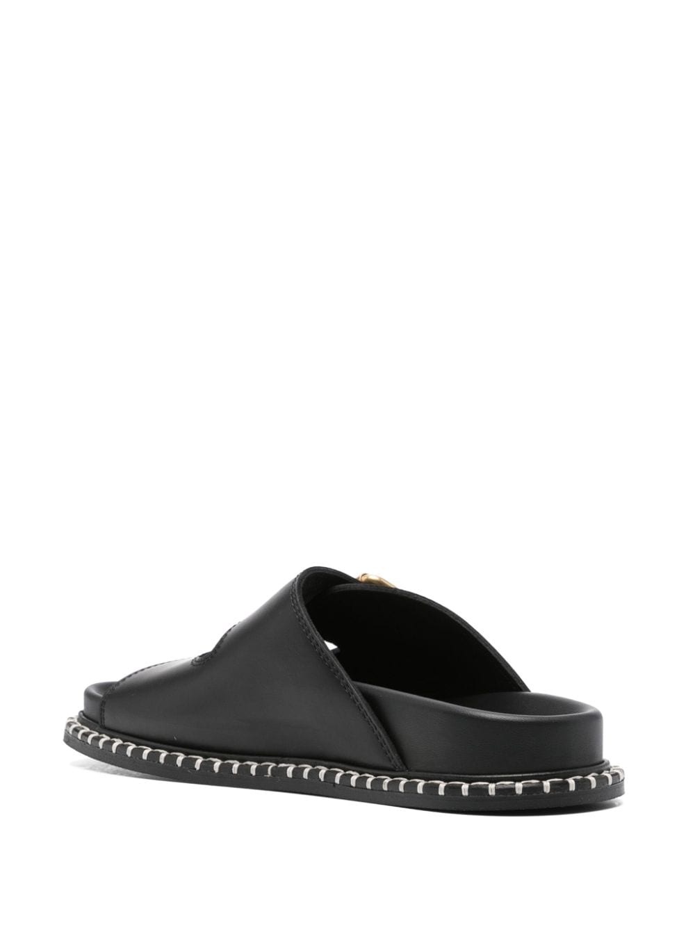 Rebecca leather slides - 3