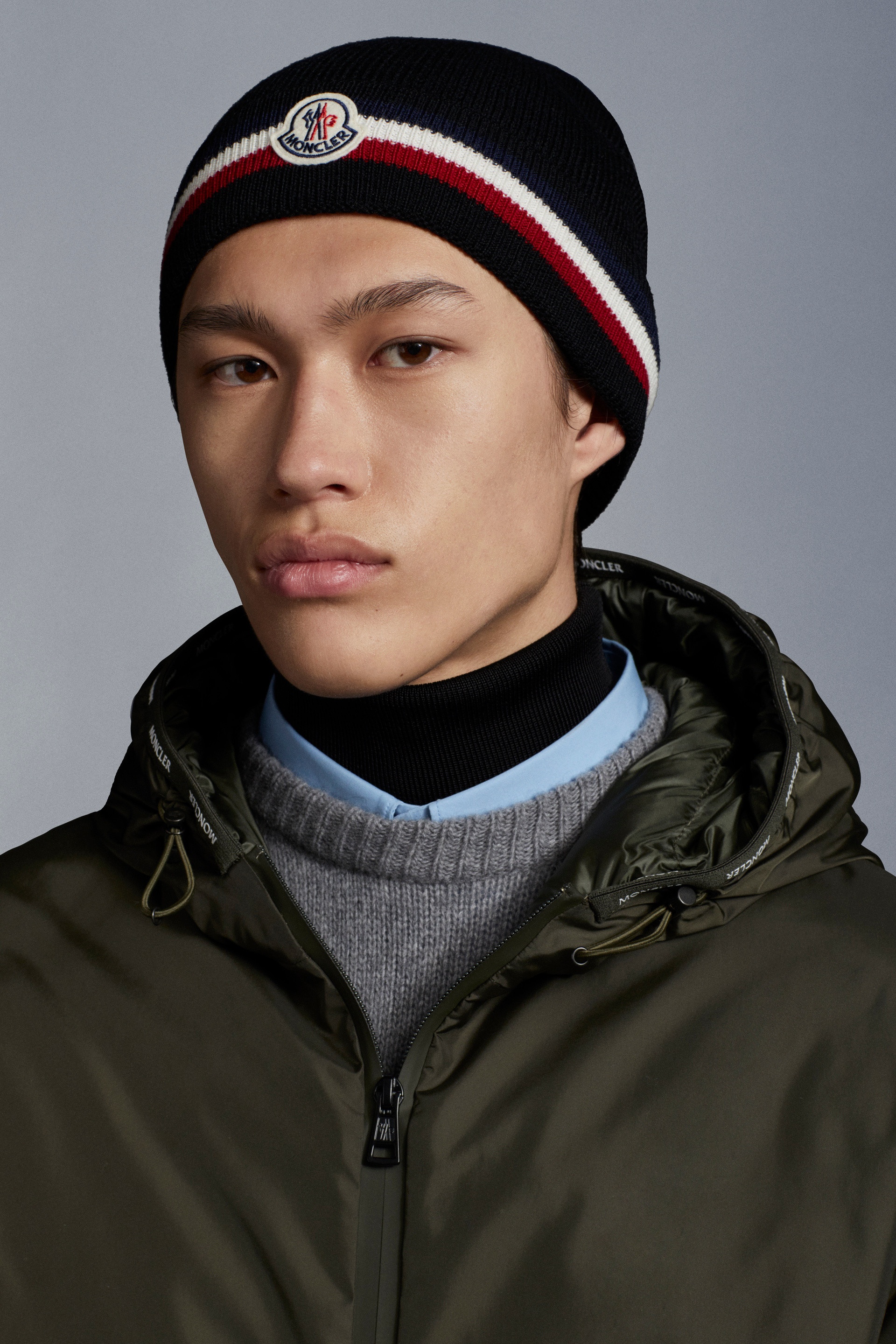 Tricolor Wool Beanie - 2