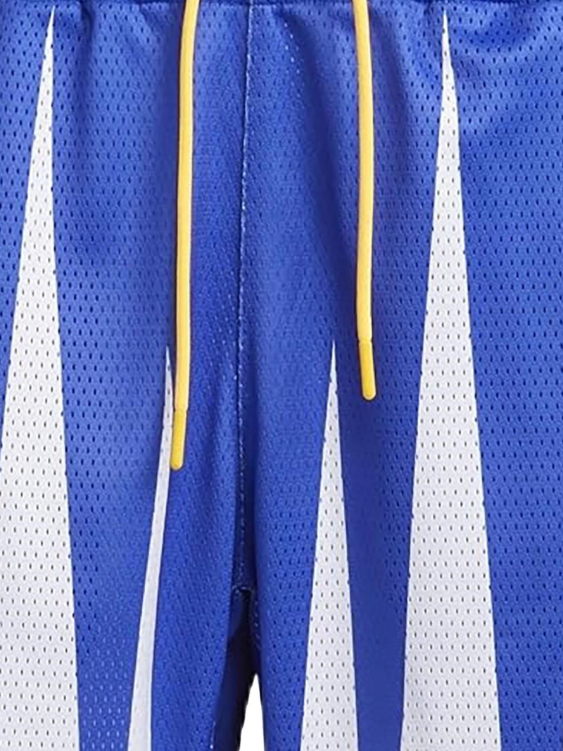 adidas geometric-print shorts outlook