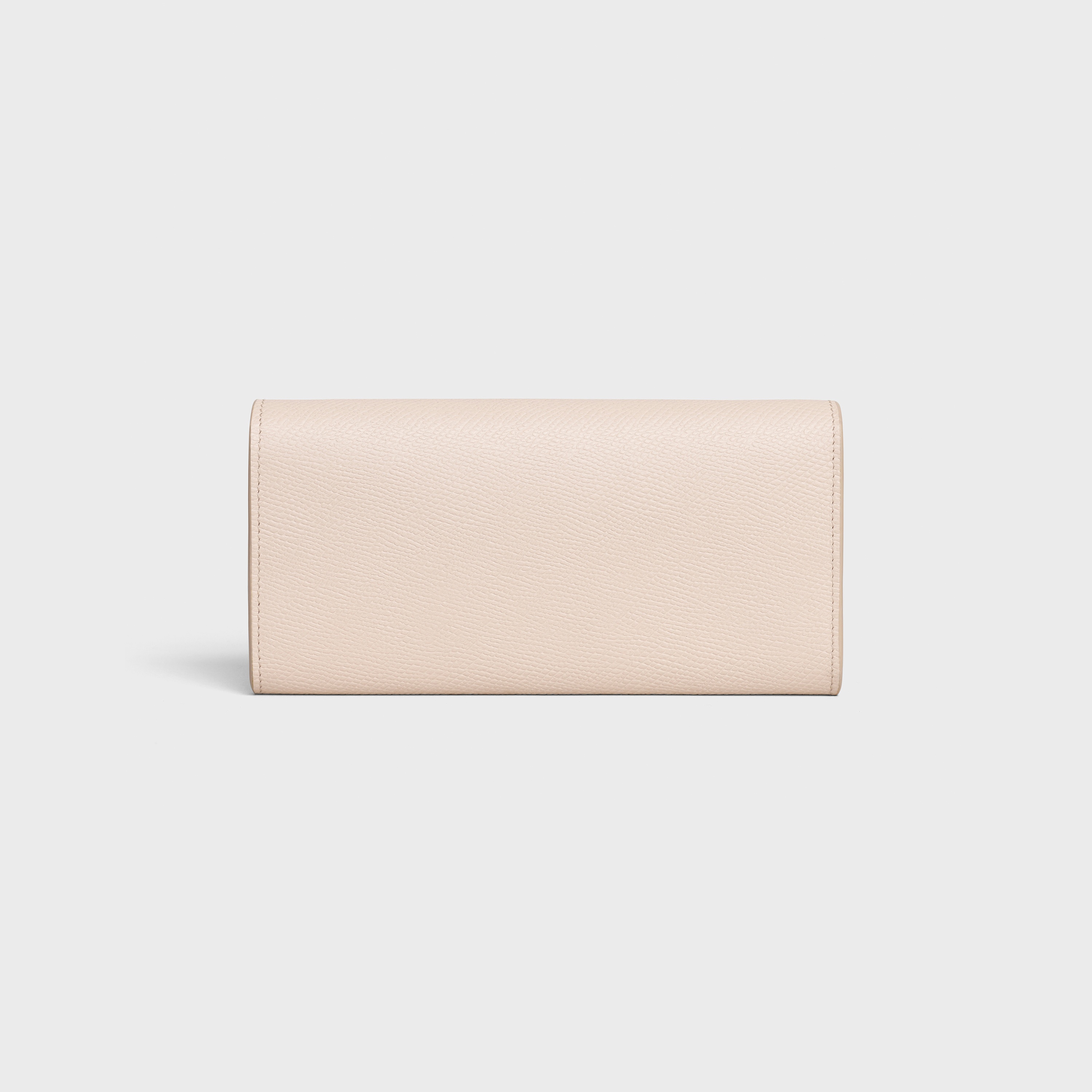 LARGE FLAP WALLET IN GRAINED CALFSKIN - 3