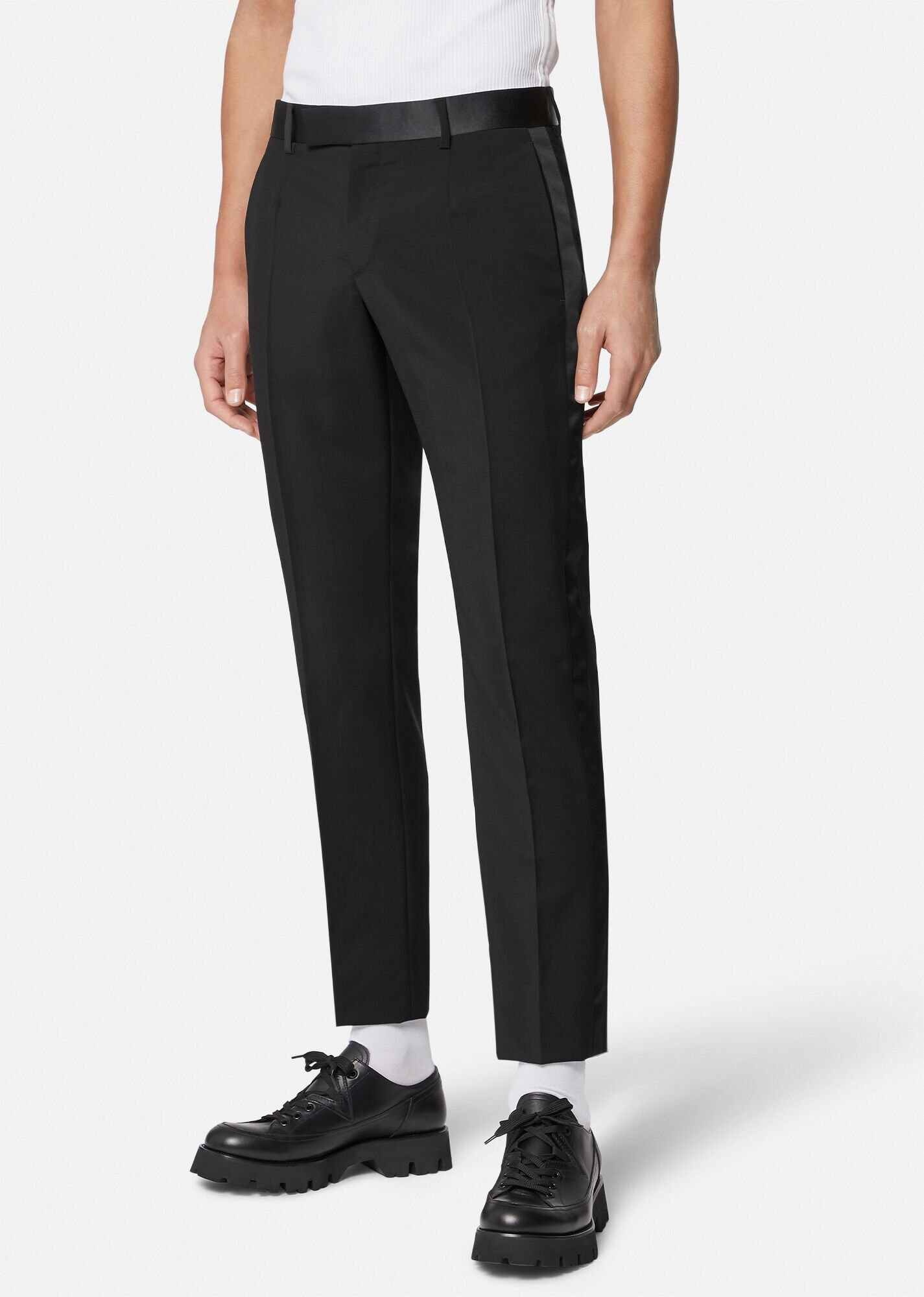 Wool & Mohair Tailored Pants - 3