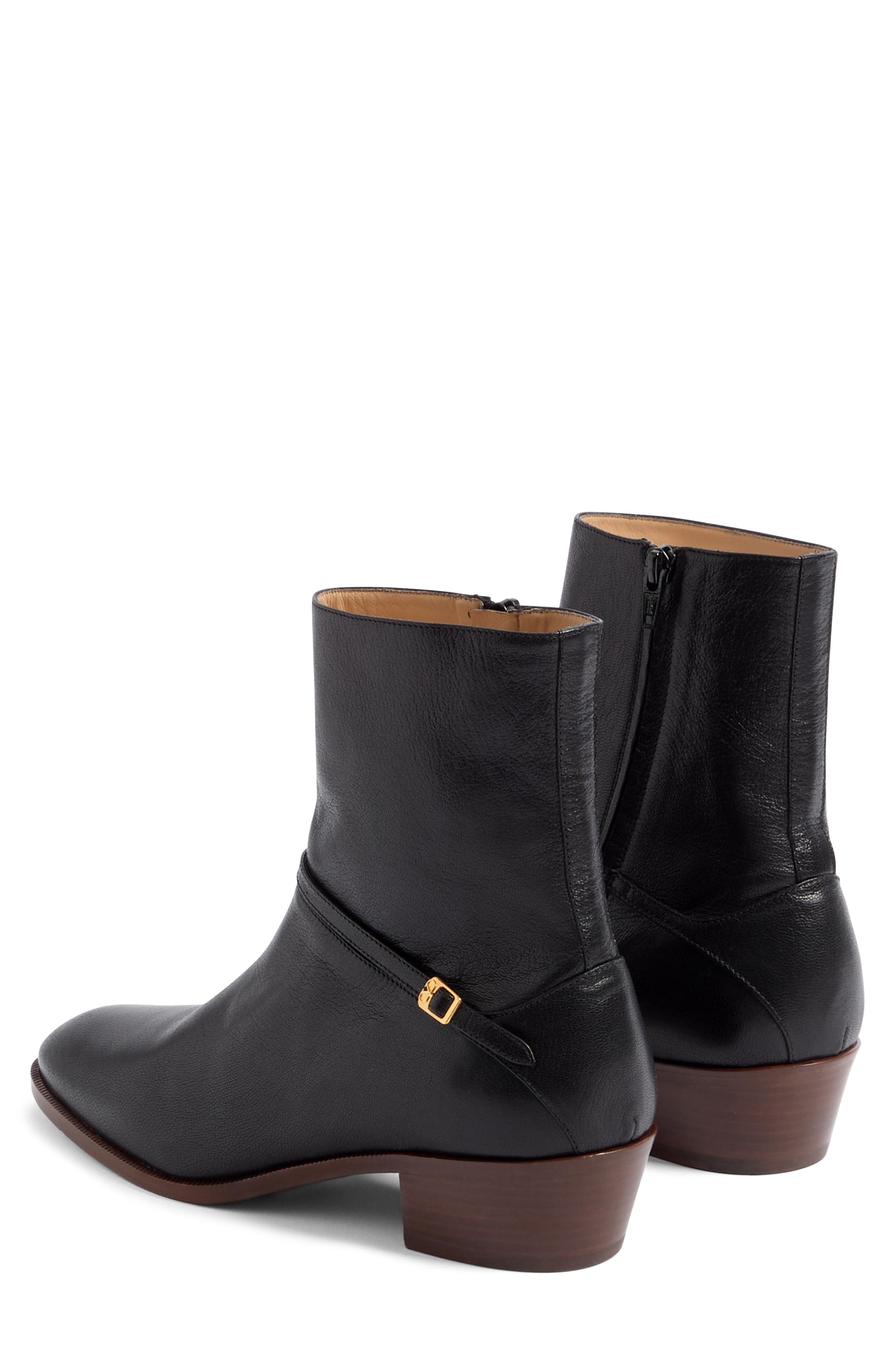 Valentino Garavani Pat VLOGO Ankle Boot in Nero at Nordstrom - 2