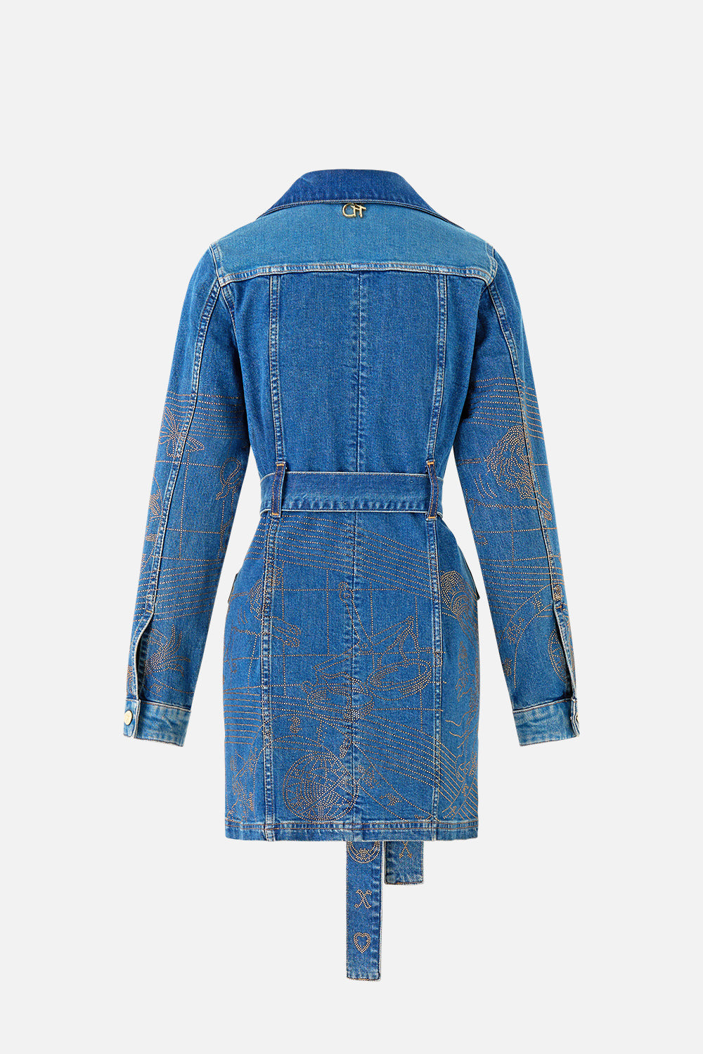 JENNA ZODIAC ZONE BELTED MINI DRESS - 9