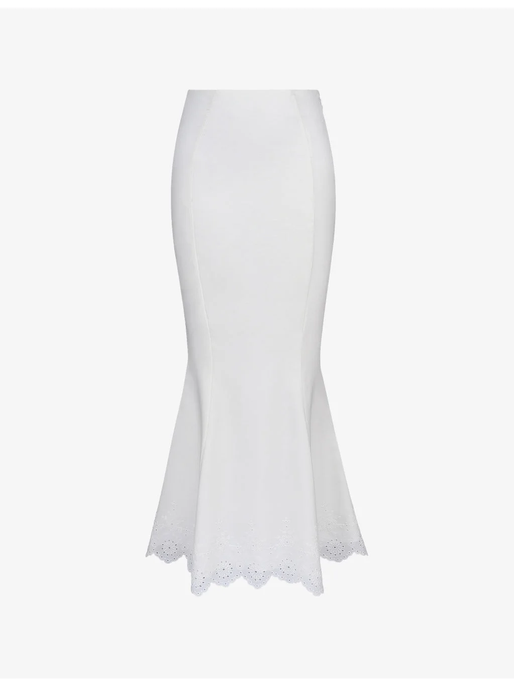 Isorella Broderie-Anglaise Cotton Maxi Skirt - 1