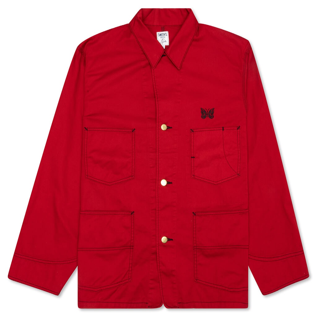 Needles×SMITH'S COVERALL NEEDLES NEEDLES X SMITH'S COTTON TWILL COVERALL - RED