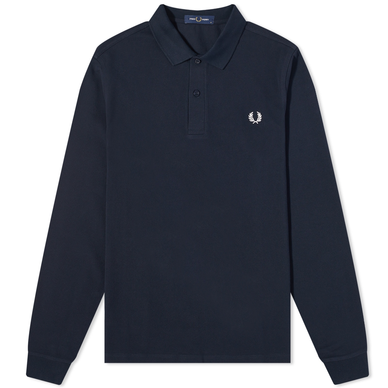 Fred Perry Long Sleeve Plain Polo - 1