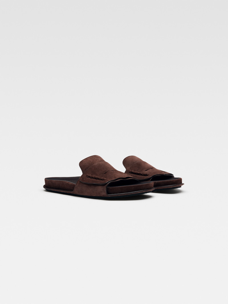 JACQUEMUS The Mocassin sandals outlook