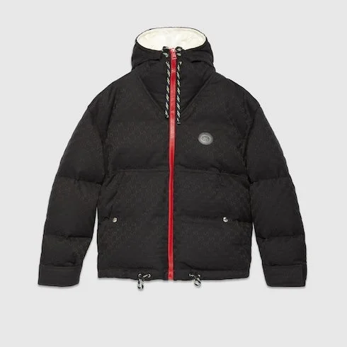 Gucci GG Cotton Canvas Puffer Jacket - 1