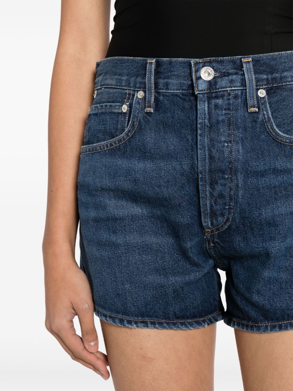 Marlow denim mini shorts - 5