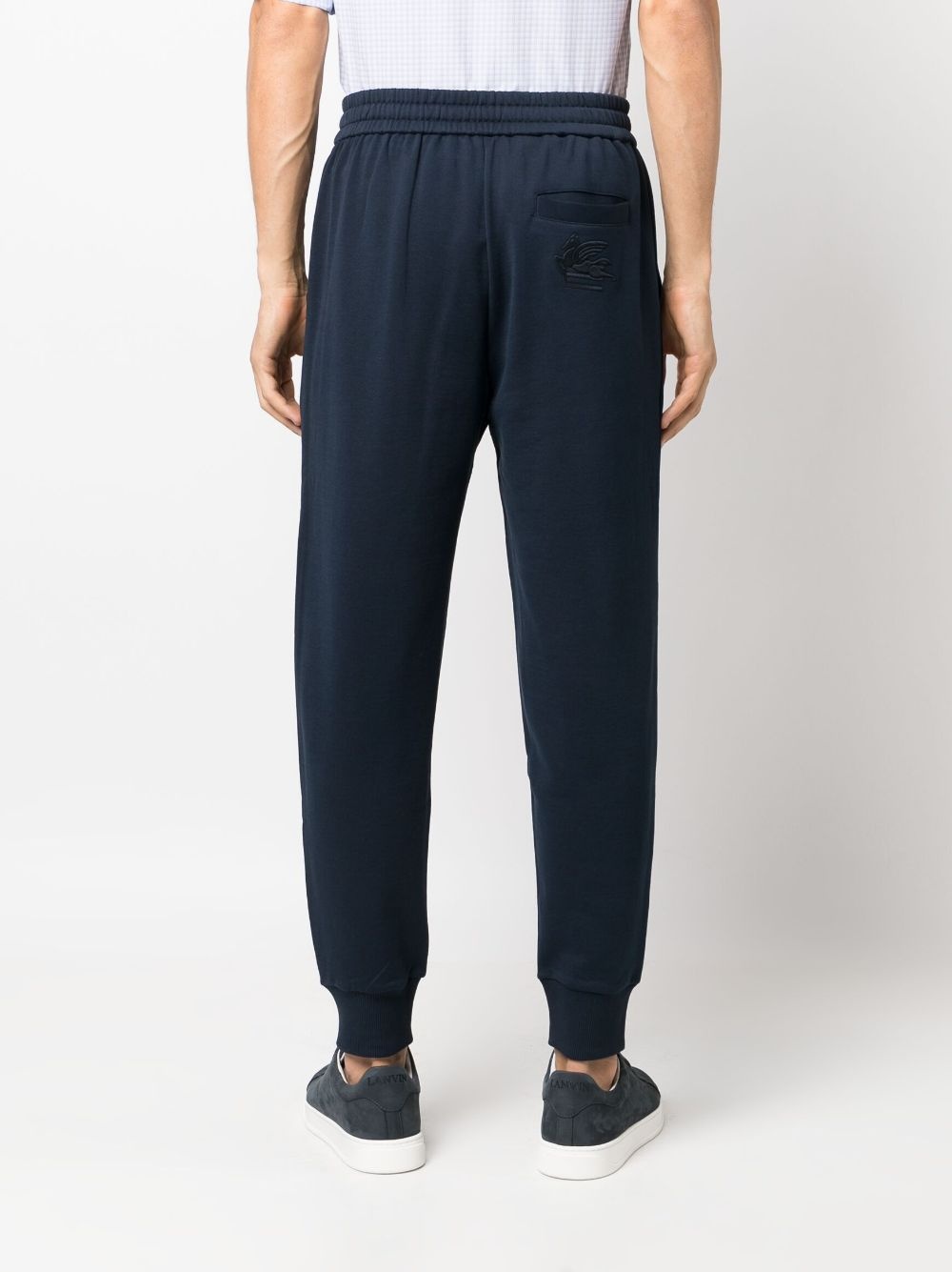 Pegaso-embroidered jersey track pants - 4