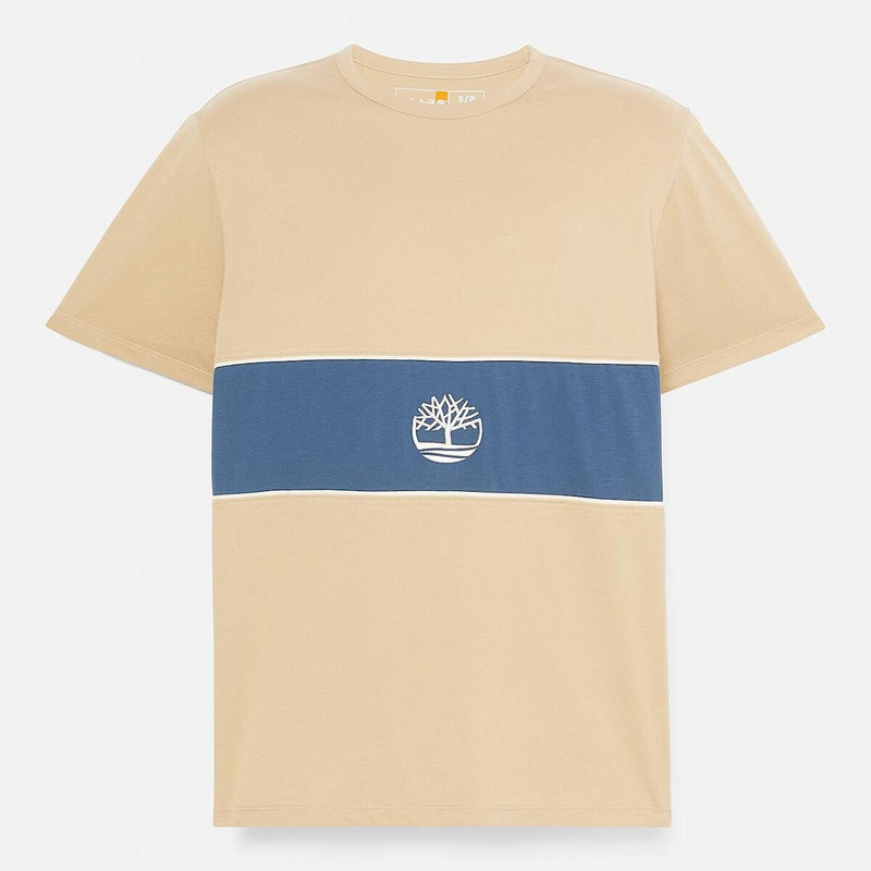 Cut-and-Sew Short-Sleeve T-Shirt 1