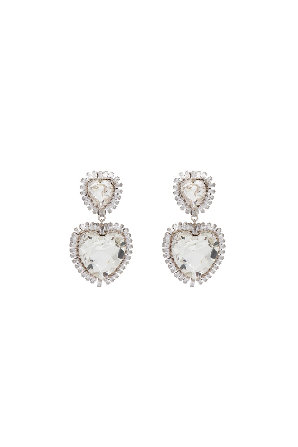 CRYSTAL HEART EARRINGS - 1