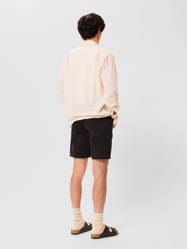 Seth Denim Shorts Aged Black - 3