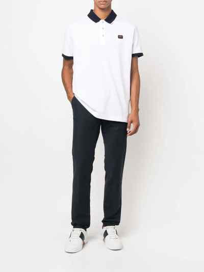 Paul & Shark logo-patch polo shirt outlook