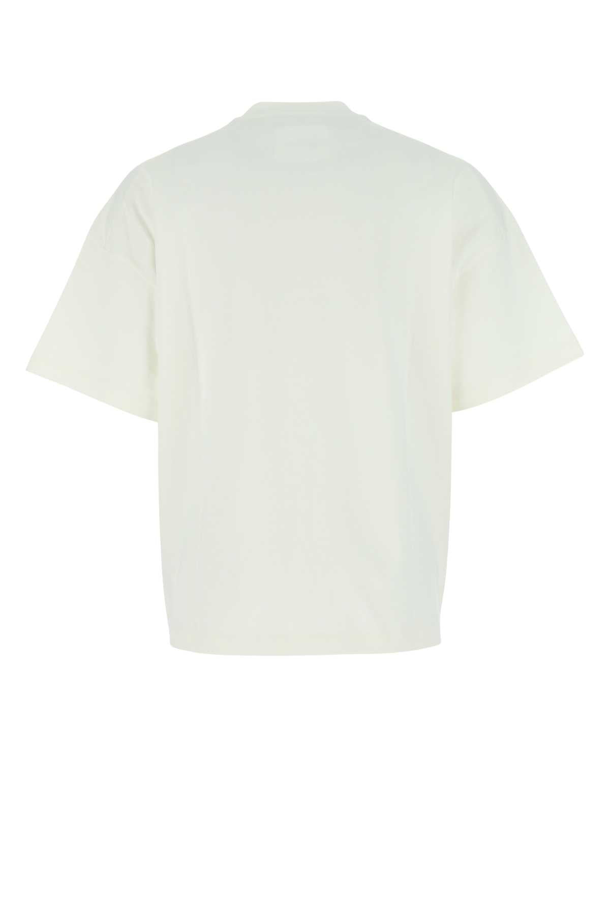 Jil Sander Men Ivory Cotton Oversize T-Shirt - 2