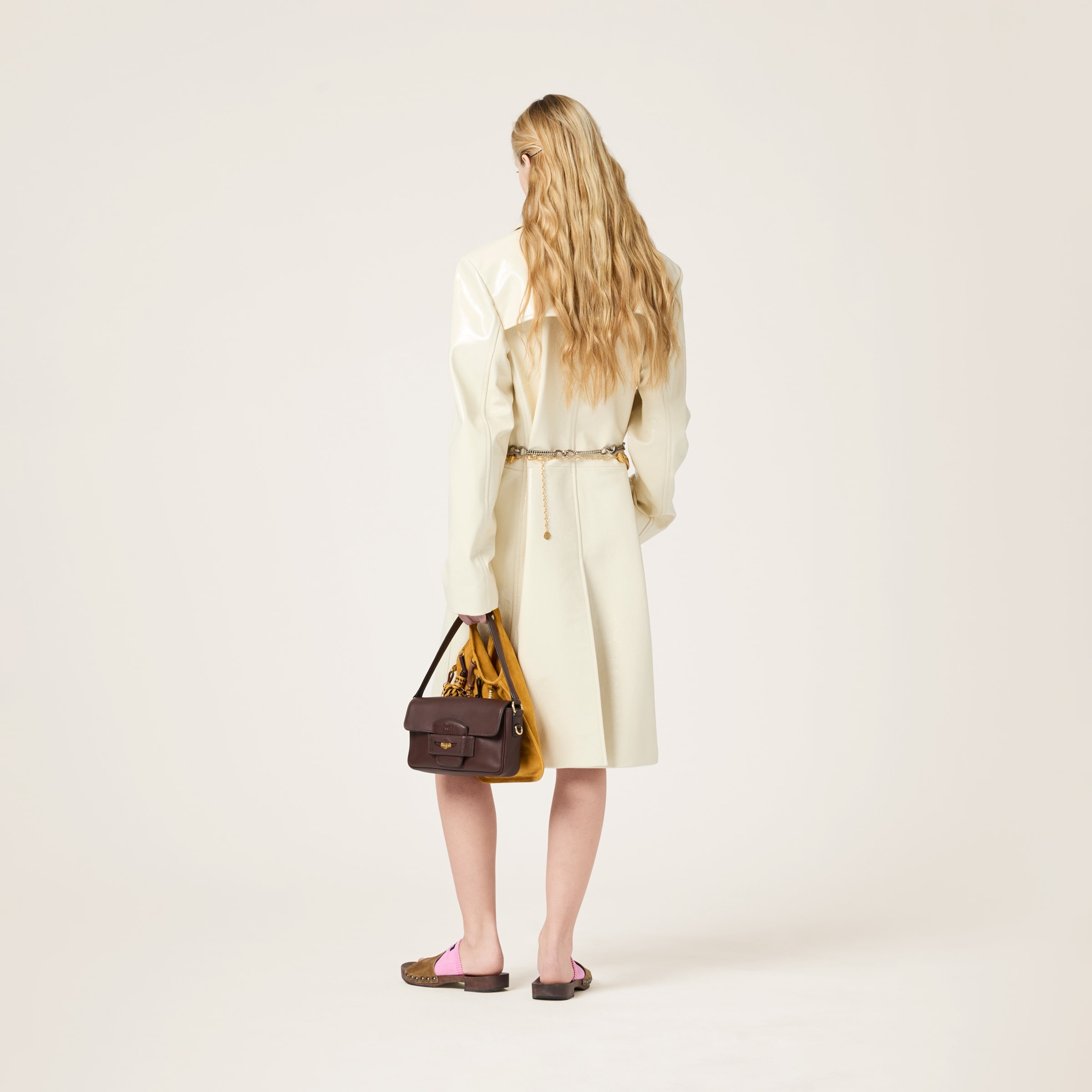 Double-breasted naplak coat - 3
