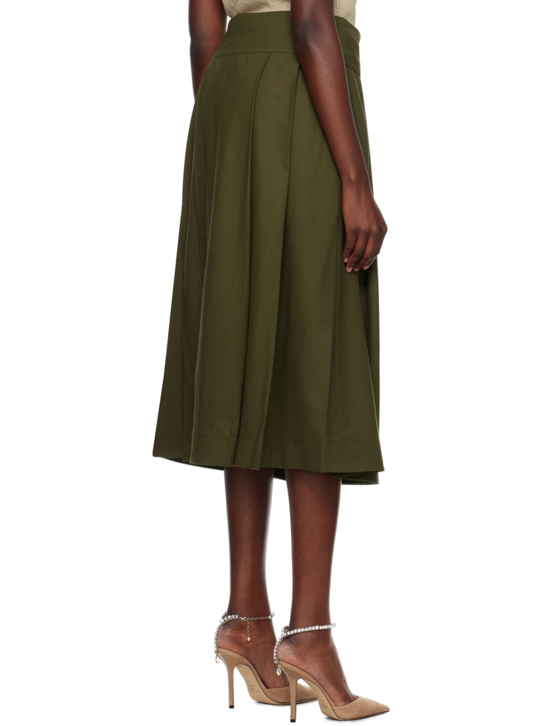 Green Pieri Maxi Skirt - 3