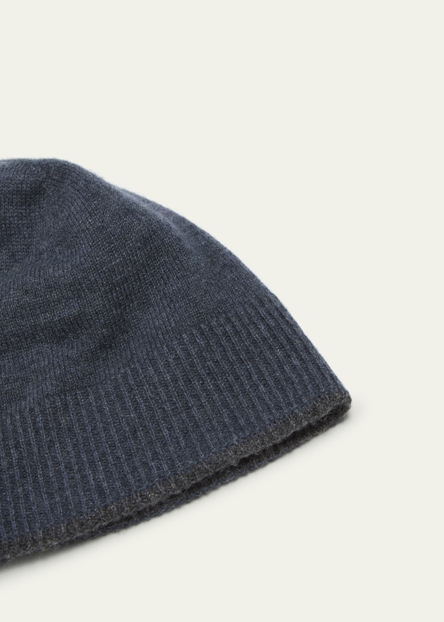 Men's Wool and Cashmere Beanie Hat - 2