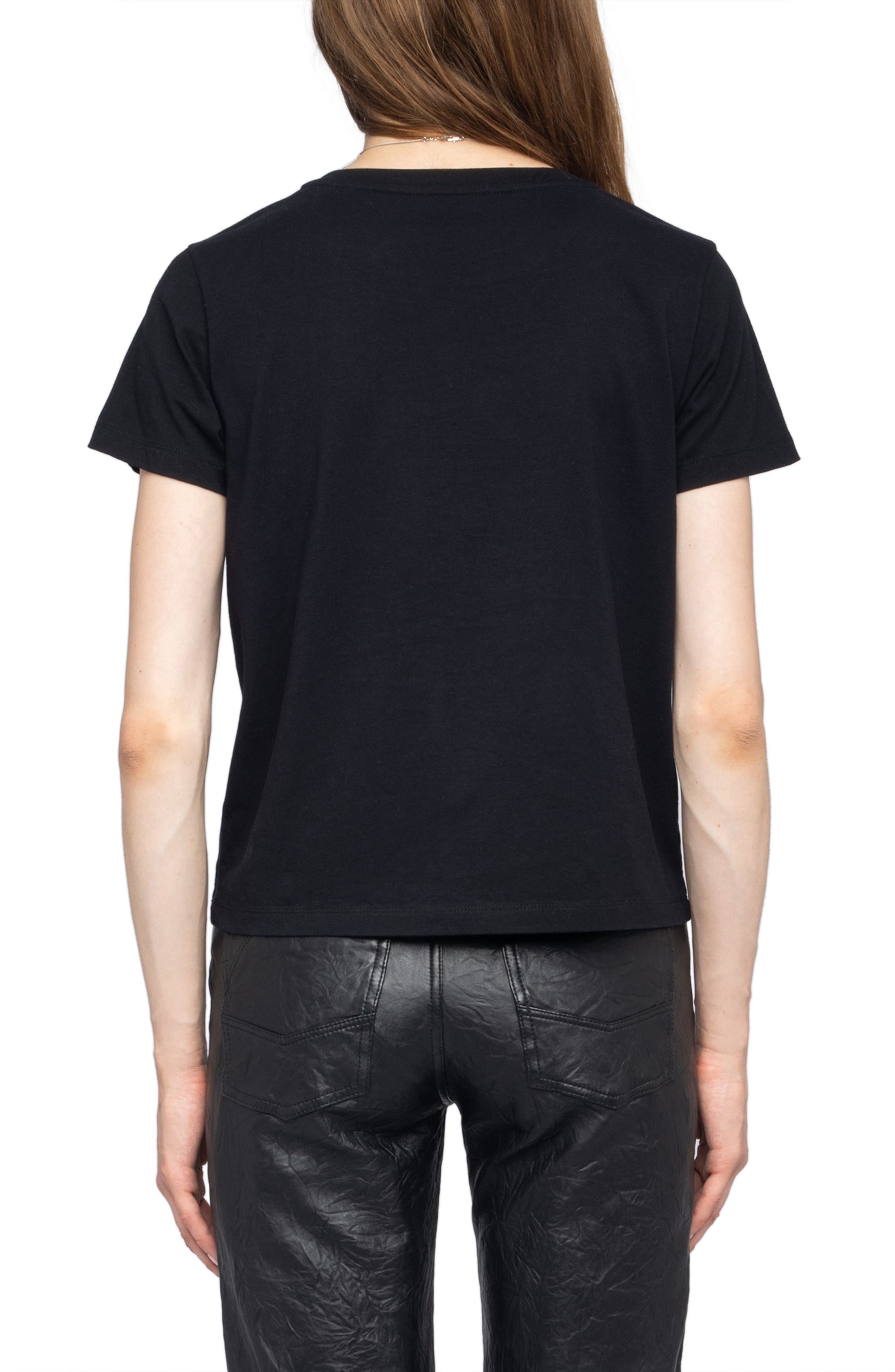 Zadig & Voltaire Alys Voltaire Paris Cotton Graphic T-Shirt in Black at Nordstrom - 2
