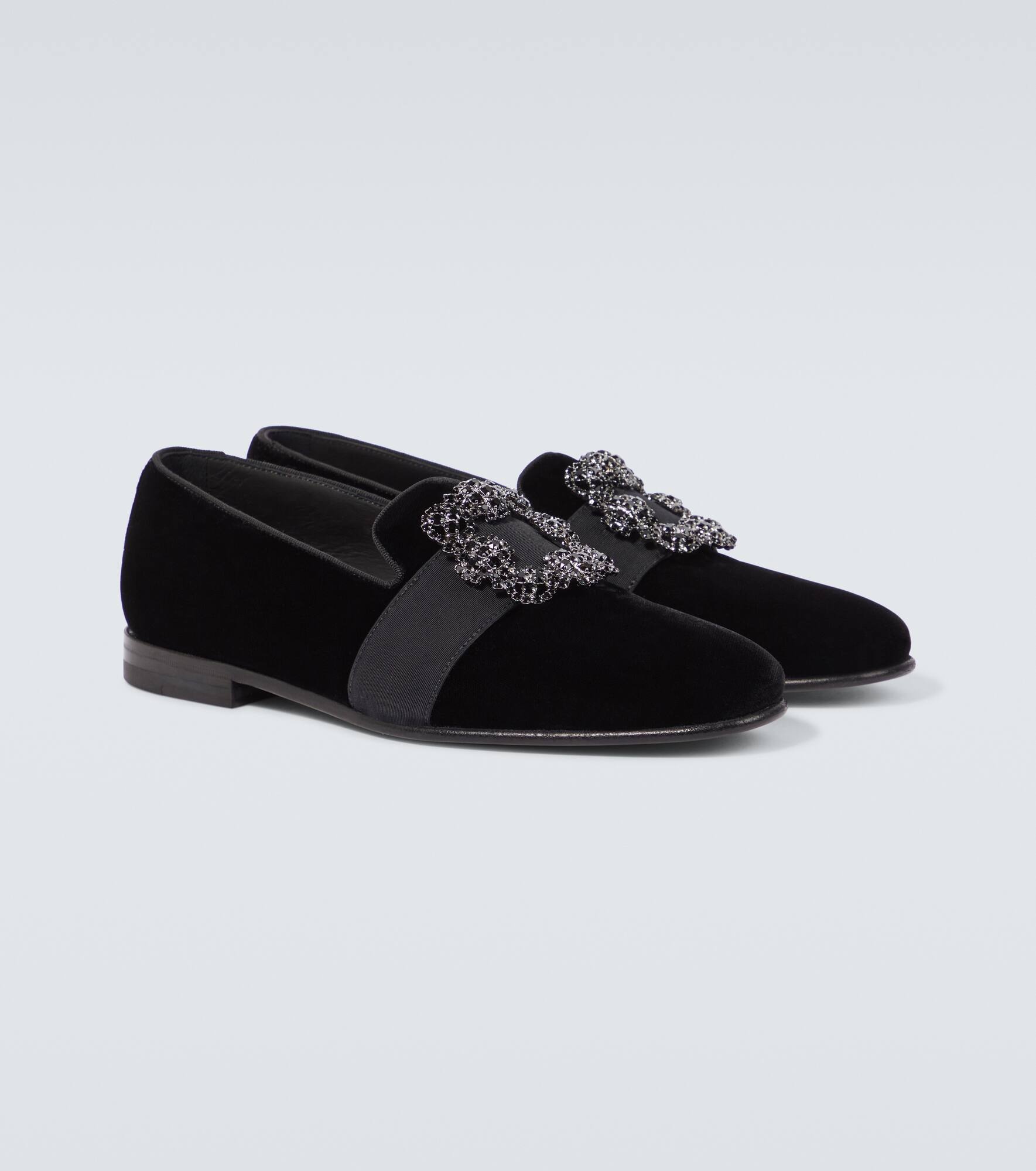 Carlton Jet velvet loafers - 5