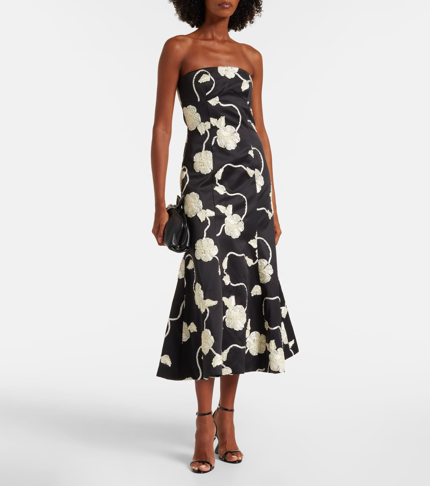 Ana embroidered midi dress - 2