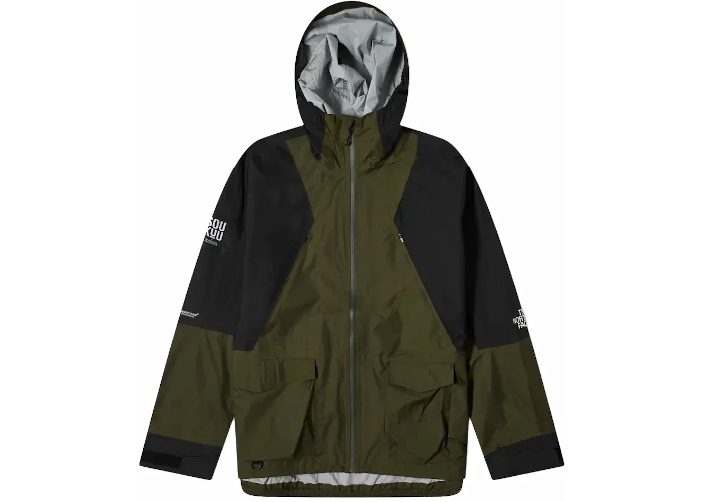 The North Face x Undercover Soukuu Hike Packable Mountain Light Shell Jacket Forest Night Green/TNF - 1