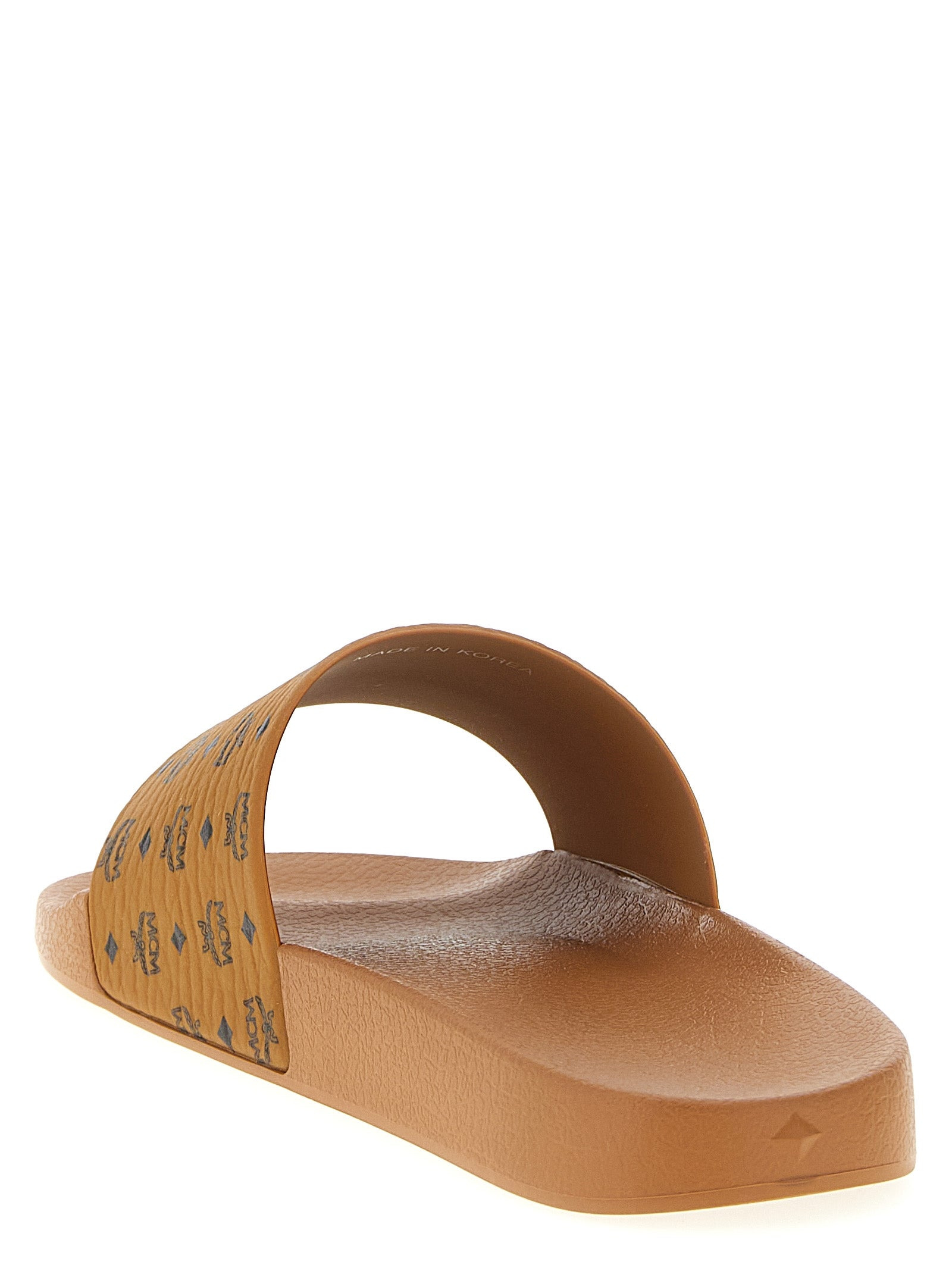 Mcm Men All-Over Monogram Slides - 3