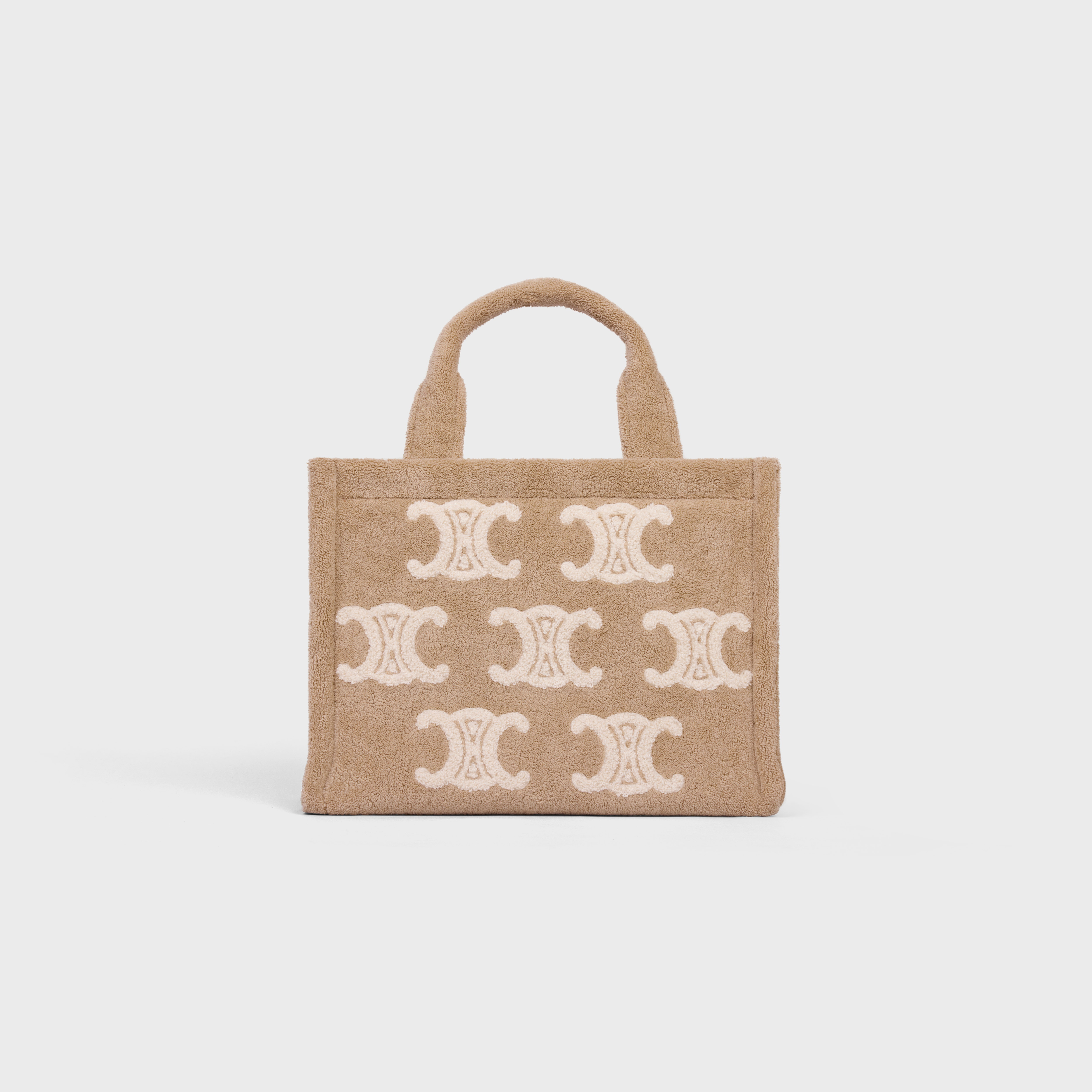 small cabas thais in TEXTILE WITH TRIOMPHE ALL-OVER - 1